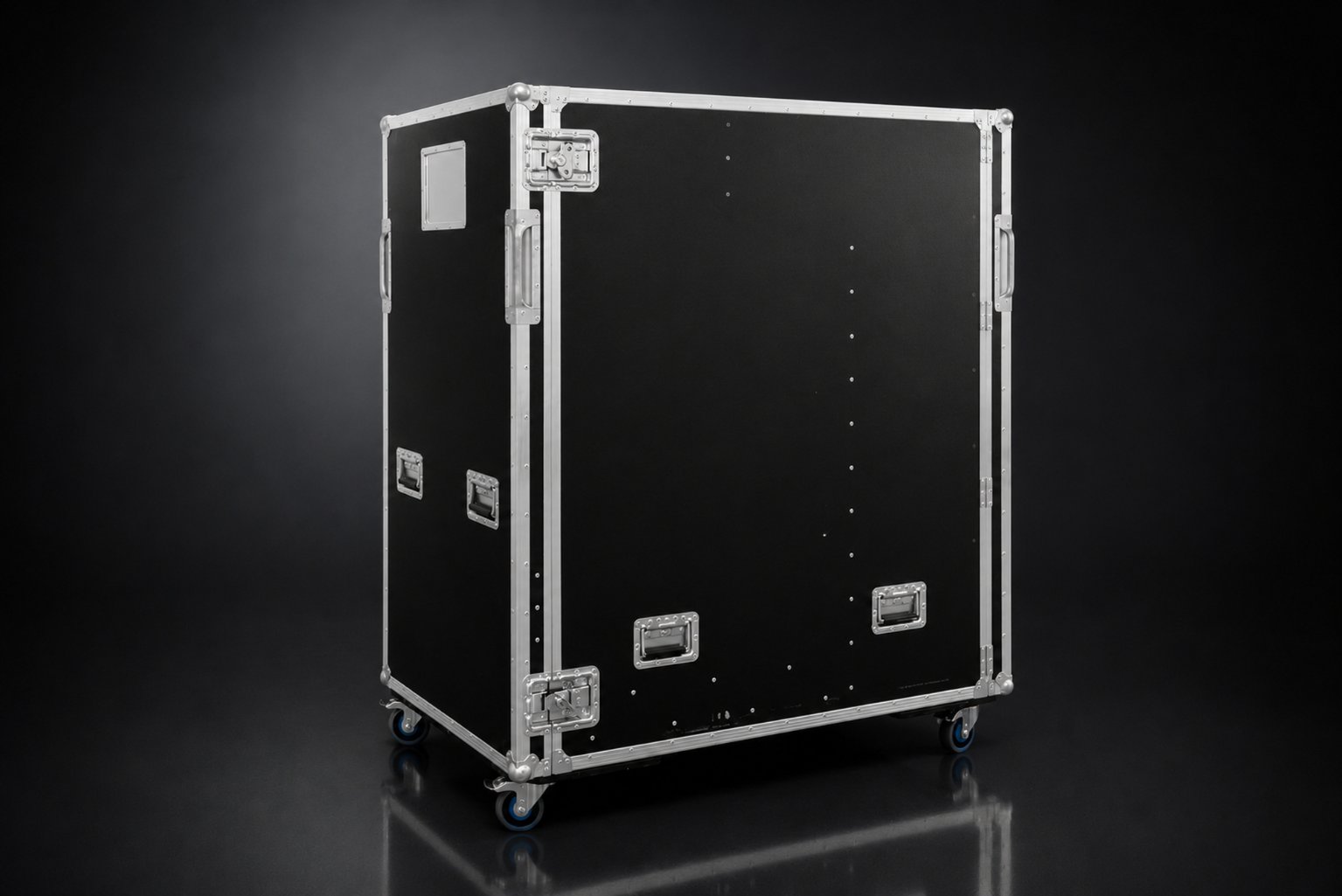 Flight case na AV techniku a displeje — detail